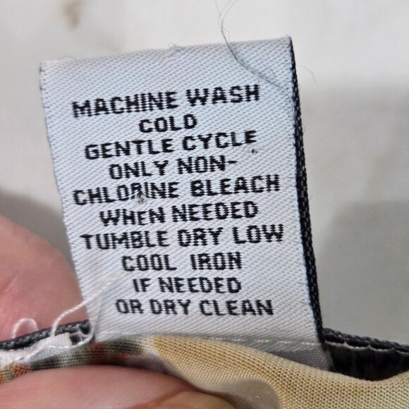 Carmen Marc Valvo Top Size Large Equestrian Chain Print Faux Wrap Yellow Knit - Picture 6 of 8